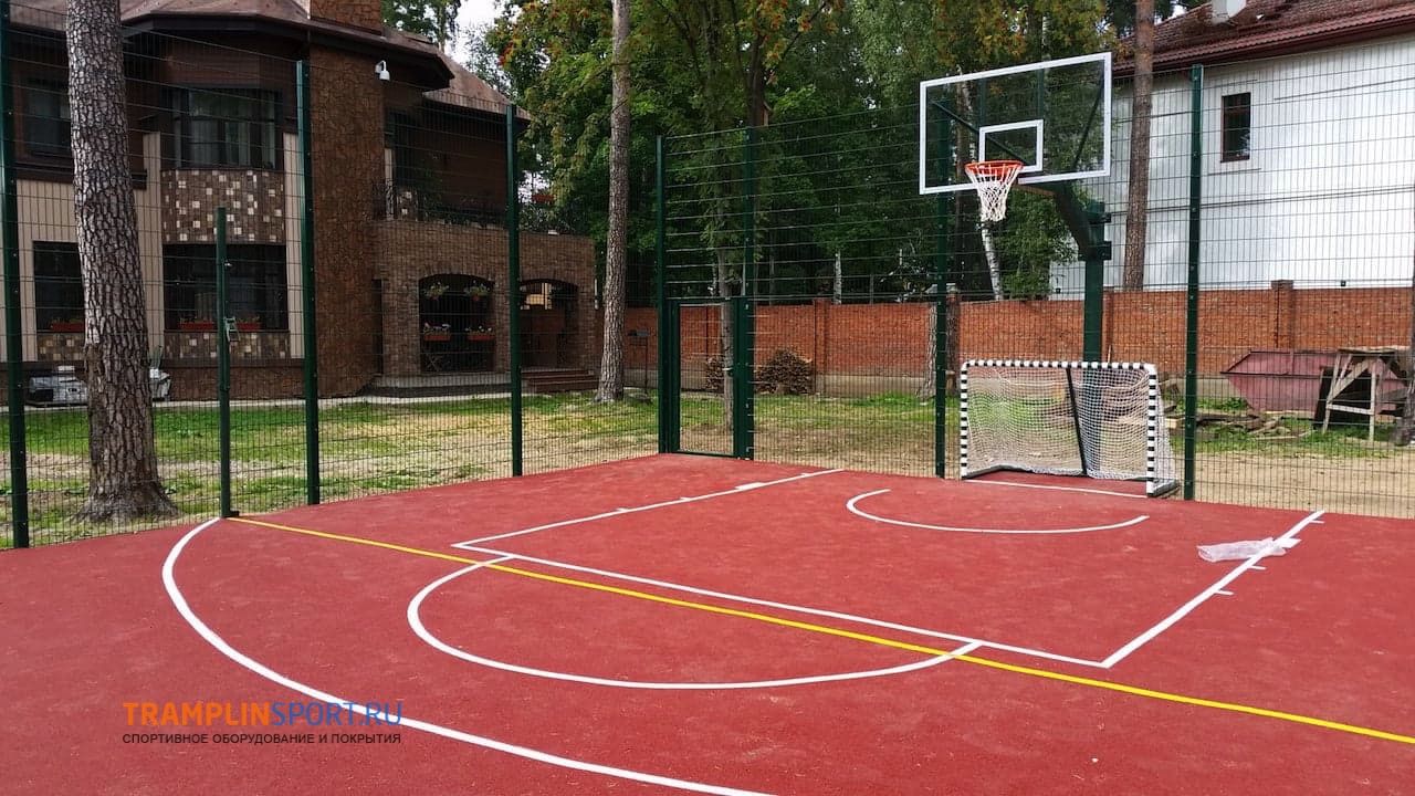 размеры площадки для баскетбола на улице