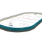 Хоккейная коробка (стекопластиковый борт) ХК001.01