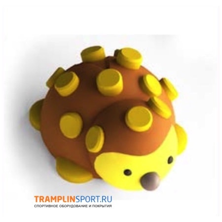 Фигура Ежик 3D из резиновой крошки для детской площадки