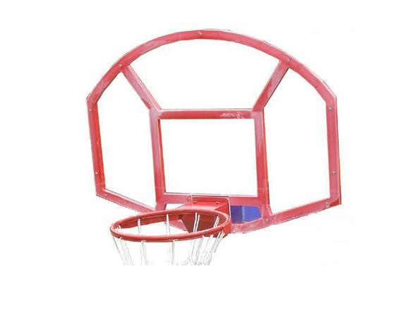 Щит баскетбольный 120х90 см толщина оргстекла 10 мм полукруглый без кольца